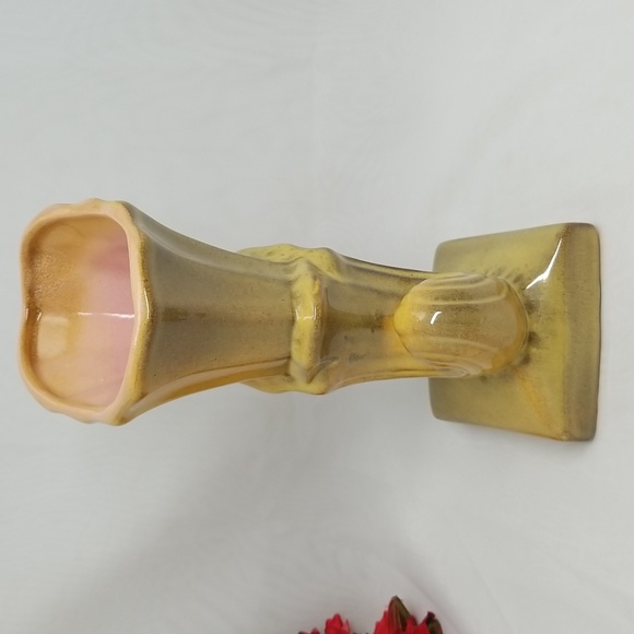 Gonder Pottery Cornucopia Vase Planter - Picture 9 of 15